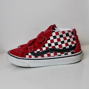Kids checkerboard SK8-Mid Reissue V